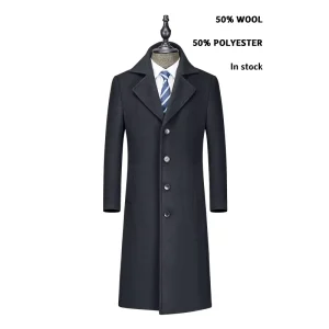 DMC5002 50% Wool Navy Blue Men’s Coat Blazers for Men