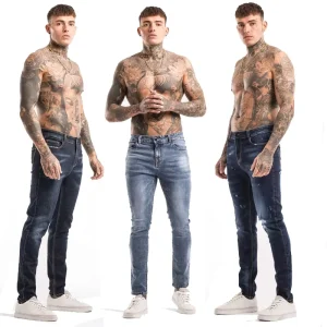 Denim Jean Organizers Men High Waist Jeans Pants Slim Fit Stock Men’s Jeans Original
