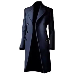 Design Business Mens Long Wool Winter Coat Tailored Made to Measure Custom Tailored Coats Overcoat