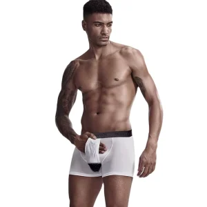 Design Men’s Cotton Spandex Boxer Shorts Super Breathable Comfortable Briefs with OEM Custom Logo Disposable 100% Cotton