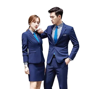 Direct Sales Work Uniform Suit Men’s Women’s Hotel Front Desk 4S Store Professional Attire Interview Formal Single Breasted