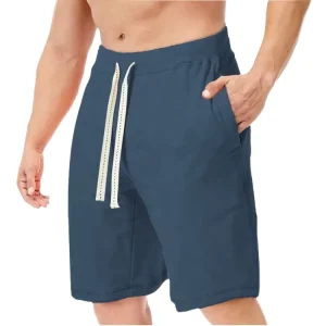 Doven Oem Custom Logo Embroidered Print Tag Mid Waist Mesh Lining Summer Surf Board Swimwear Woven Weave Men’s Beach Shorts