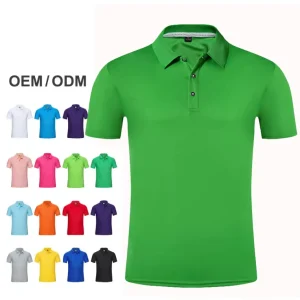 Dry Fit 100% Polyester T Shirt Custom Golf Polo Shirt Sublimation Blank Polo Tshirt T-shirt Cotton Mens Polo Shirts for Men