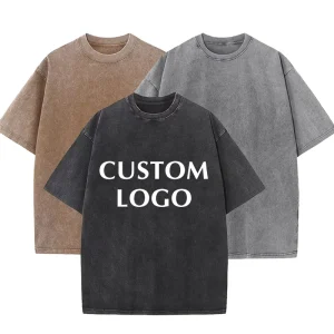 Dtg Print Streetwear Graphic Tees Blank Tshirt Plus Size Men’S Clothing Acid Wash T-Shirt Mens Custom Vintage Oversized T Shirts