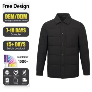 Duck Down Warm Men’s Coat Winter Windproof Long Sleeve Casual Puff Jacket