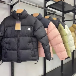 Eco-Friendly 80% Down Leopard Stand Collar Smart Casual Velour Knitted Zipper Men’s and Women’s Down Jackets