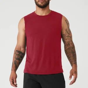 Eco Friendly Anti Wrinkle Men’s Sporty Gym Activewear Breathable Knitted Vests Workout Tank Tops