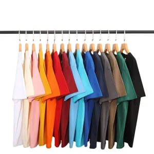 Eco-Friendly Breathable 180g Oversized T-Shirts Custom DTG DTF Printing Casual 100% Cotton Men’s T-Shirts