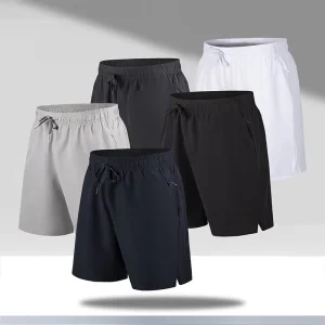 Elastic Fitness Casual Training Men Sports Shorts Workout Breathable Sports Sweat Gym Shorts for Men