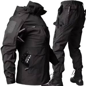 Elastic Set Men’s Waterproof and Windproof Spring Autumn Mountaineering Cycling Coat