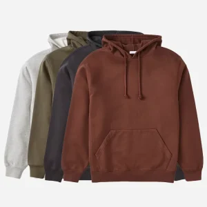 Embroidered Hoodie for Men Cotton Fleece Hooded Sweatshirt Organic Men’s Hoodies Custom Sweatshirts Men Pullover Clothing