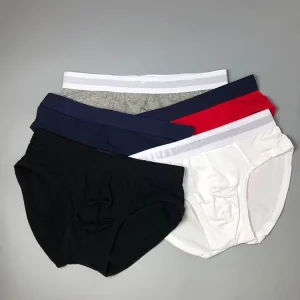 European Style Mid High Waist Men’s Casual Shorts Breathable Cotton Comfortable for Sports Wear or Sexy Underwear