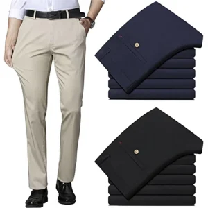 European and American Men’s Casual Pants Casual Khaki Pants Business Men’s Pants