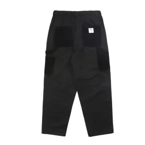 European and American Style Corduroy Contrast Color Patchwork Wide Leg Pants Plus Size Men’s Pants Trousers