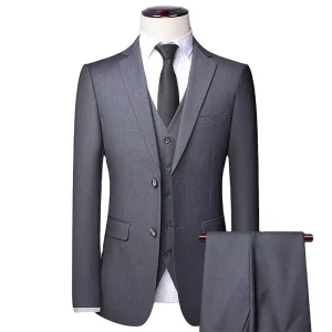Explosion Hot Selling High Quality Men’S Slim Fit Suit 3 Piece for Business Wedding Mens Suits