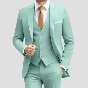 Factory Custom Men Suits High Quality Men’s Suit Set for Wedding Formal Working Suits for Men
