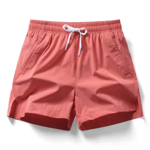 Factory Custom Men Swimwear Shorts Swim Trunks Swimwear Solid Male Swimming Trunks Swim Pants