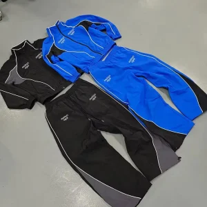 Factory Custom Training Sweatsuit Sportswear Matte Finish Waterproof Windproof Jogging Clothes Sports Tracksuit for Men