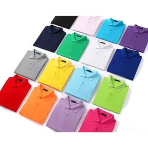 Factory Custom logo Solid Color Plain Blank Pique Summer Cotton Embroidery Polo t Shirt Cotton T-shirts Men’s Polo Shirts