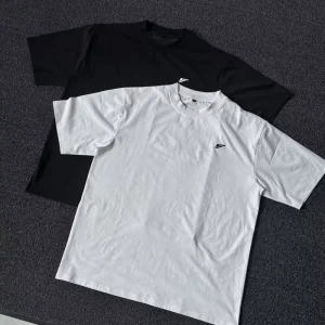 Factory Direct Custom Oversized 3D Silicone Retro Skater Blank Heavyweight Cotton Blend Tee Shirts Men’s T-Shirts