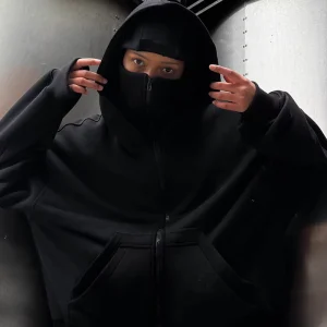Factory Direct Men’s Fleece Blank Hoodies Custom Double Hooded High Street Hoodie for Men