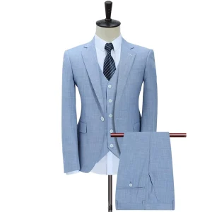 Factory Direct Sales Elegant 3 Piece Suit Tuxedo Suits Groomsmen Groom Men’s Suits