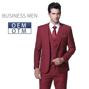 Factory Direct Sales Single breasted Brand Man Suits 100% Wool Suit Fabric Mens Blazers Casual Suits