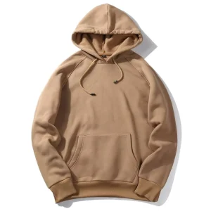 Factory Direct Supply Unisex Men’s Hoodies Sweatshirts Solid Pattern Knitted Weave Plus Size Anti-Shrink