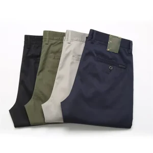 Factory Men’s Casual Pants Direct Sales Chinos Trousers Men Slim Stretch Men Dress Pant