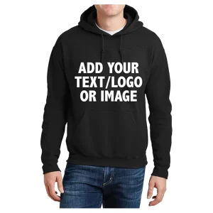 Factory Men’s Pullover Designer Hoodie 350gsm Cotton Blend Eco Friendly Breathable Puff Printing Custom logo Hoodie