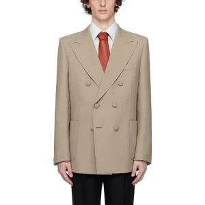 Factory Outlet Men’s Sport Suit Blazers Double-breasted Long Sleeve Casual Regular Wear