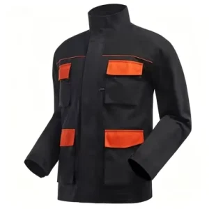 Factory Polyester Cotton Lightweight Work Jacket Oxford Reinforced Durable Safety Wear