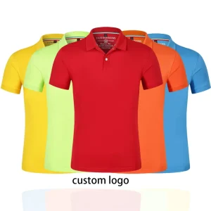 Factory Price 180gsm Polyester Plain Blank Custom logo Printed Casual Wear Men’s Polo t Shirt Custom Men Polo Shirts
