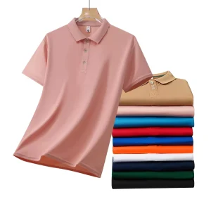 Factory Price t Shirts High Ice Ion Men’s Short Sleeve Polo t Shirts for Custom Uniform Golf Polo T-shirt