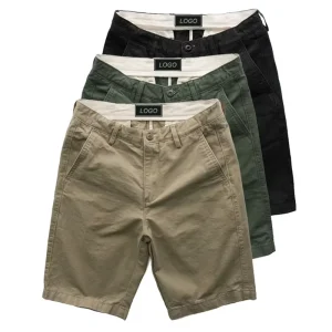 Factory Summer Custom Casual Chino Golf Short Quality Cortos Khaki Cargo Boys Shorts Men’s Shorts for Men