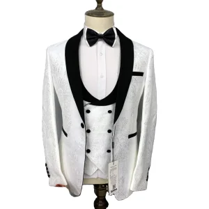 Factory Trendy European and American Men’S Suits Banquet Wedding High End Men Suits 3 Pieces