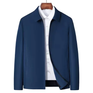 Fashion Casual Turn-down Collar Long Sleeve Slim Fit Loose Men’s Jackets