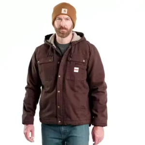 Fashion Custom Men’s Designer Relaxed Winter Canvas Waterproof Breathable Windproof Hoodie Coat Jacket