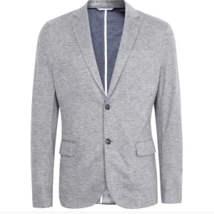 Fashionable Spring Men’s Business Blazer Casual Suit with Zipper Closure Plus Size Breathable Cotton Blend