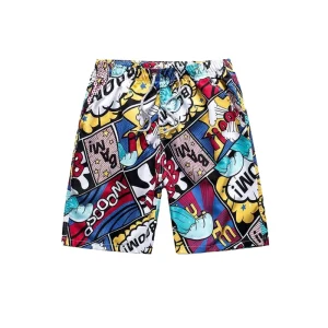 Fast Dry Large Size Snorkeling Thin Bermuda Men’s Swimwear Cool Customizable Hawaiian Beach Casual Trend Drawstring Shorts