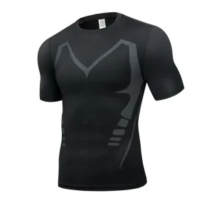 Fitness Quick Dry Compression T shirt for Men Outdoor Training Running Men Gym Exercise T shirt Breathable Men’s T shirts