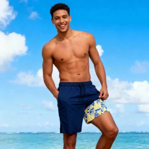 Full Custom Surfing Beach Volleyball Casual Summer Wear Recycled Polyester Quick Dry Fabric Performance Swimwear Swim Trunks