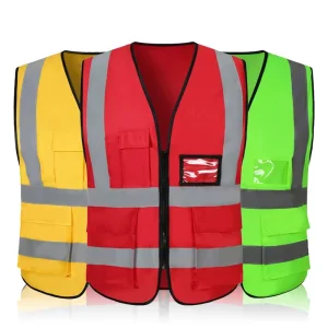 General Multi function Men’s Work Vest Uniform Waistcoat Support Custom Printing logo
