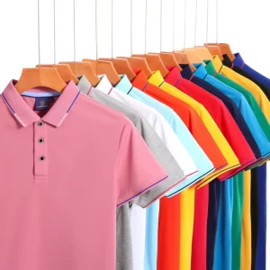 Goldtex Custom Embroidery Logo Polo Shirts Silk Cotton Golf Polo T shirt 8+ Colors Low MOQ 2pcs