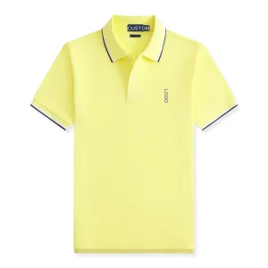 Golf Short-sleeved T-Shirt Casual Fashion Embroidered Men’s Summer Cotton Polo Shirt for Men