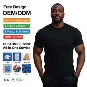 Gym Fitness Training Sport Clothing Manufacturer Custom High Quality Lightweight Slim Fit Activewear Breathable Marathon t Shirt