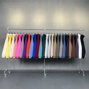 H5412 Custom 26 Colors 350 Gsm Cotton Blend Fleece Lined Oversized Hoodies, Blank Men’s Hoodies