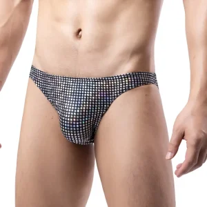 HL018 Foreign Trade Cross-Border Men’s Low-Rise Sporty Breathable Polyester Colorful Sexy Briefs Underwear