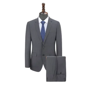 Handmade Dark Gray Color Gentlemen Men’s Suit Formal Suit for Men Blazer Vest Pants Set