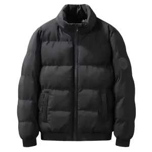 Handsome Winter Jacket Men’s Coat Thick Down Padded Jacket Fluffy Bubble Jacket for Man